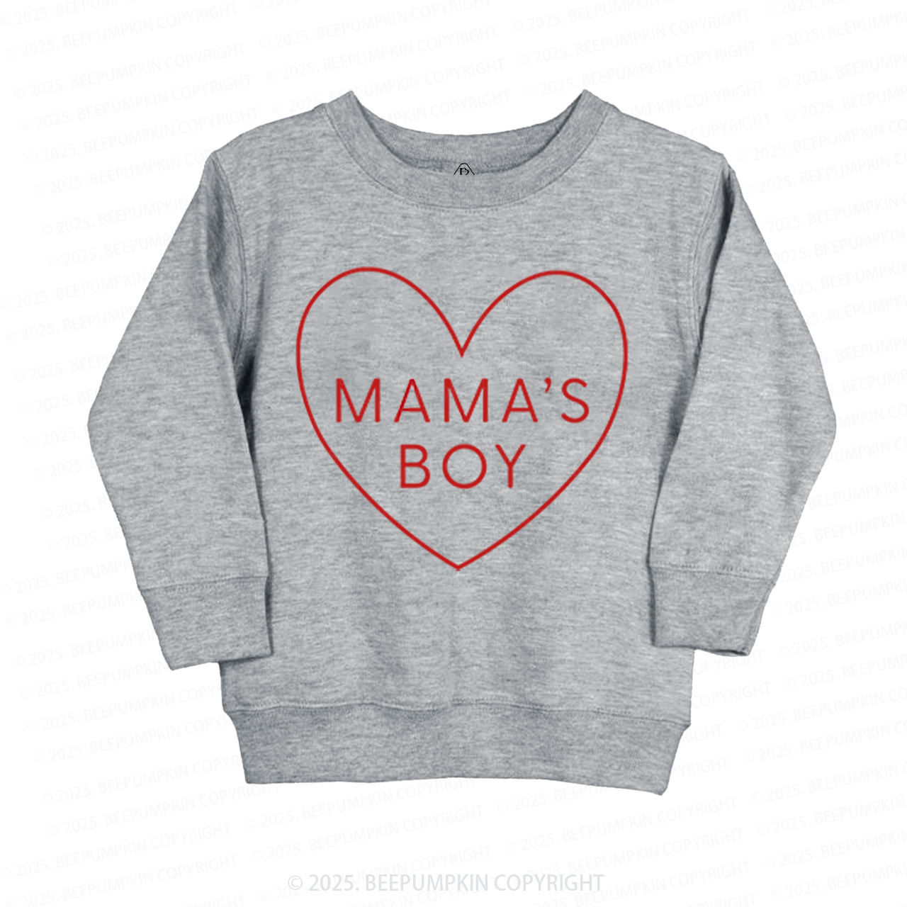 Mama's Boy Valentine's Day Kid's Sweatshirt