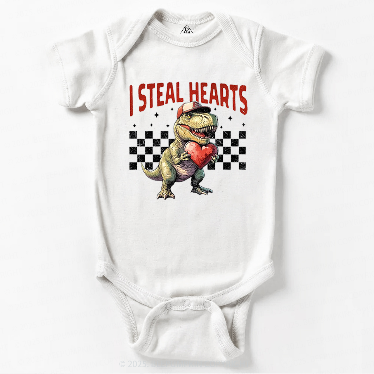 I Steal Hearts Valentine's Day Bodysuit Beepumpkin