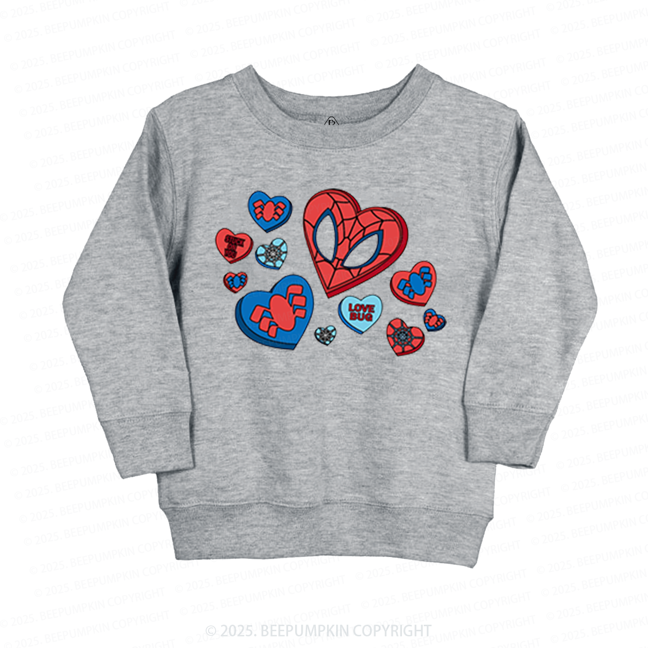 Superhero Valentine's Day Kid's Sweatshirt