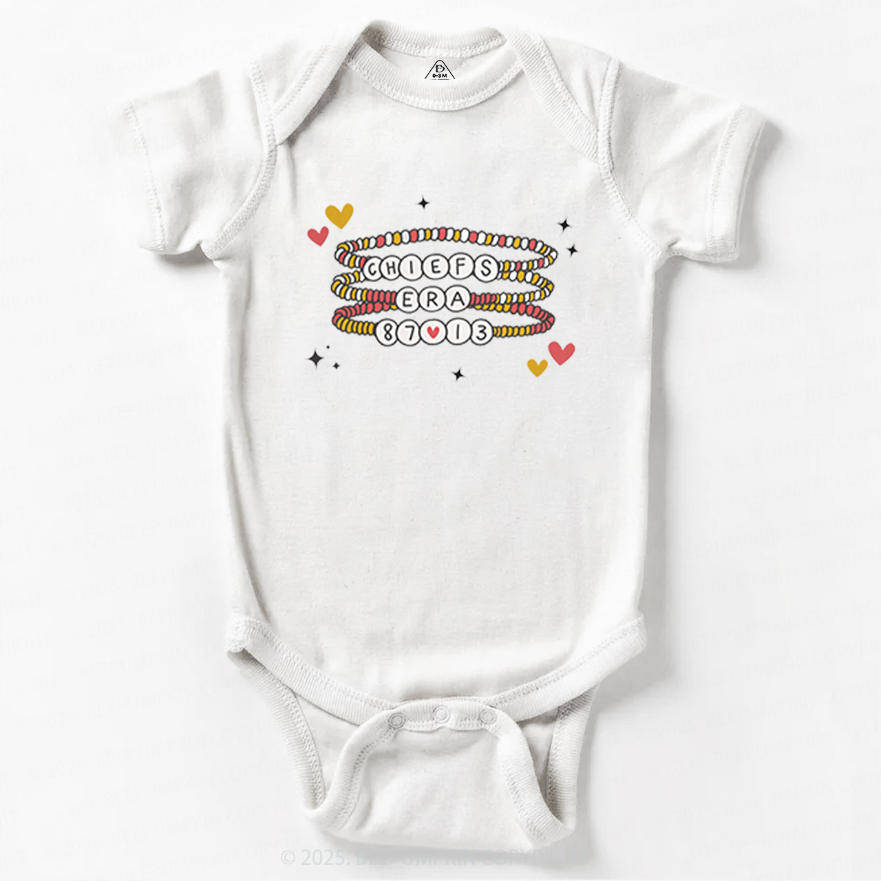 Cute Friendship Bracelets Football Bodysuit Beepumpkin 