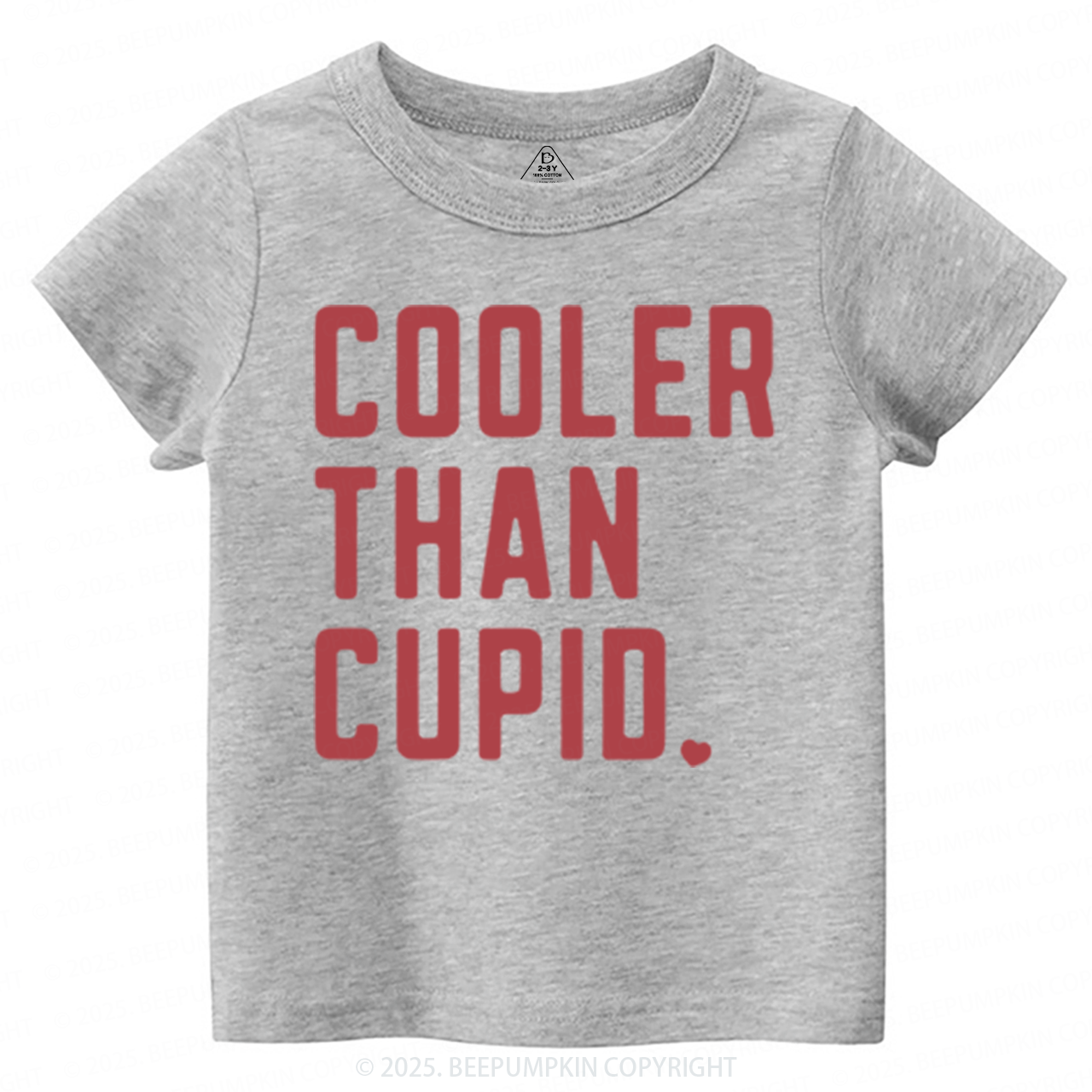 Cooler Than Cupid Valentine's Day Toddler&Kid's Tees Beepumpkin