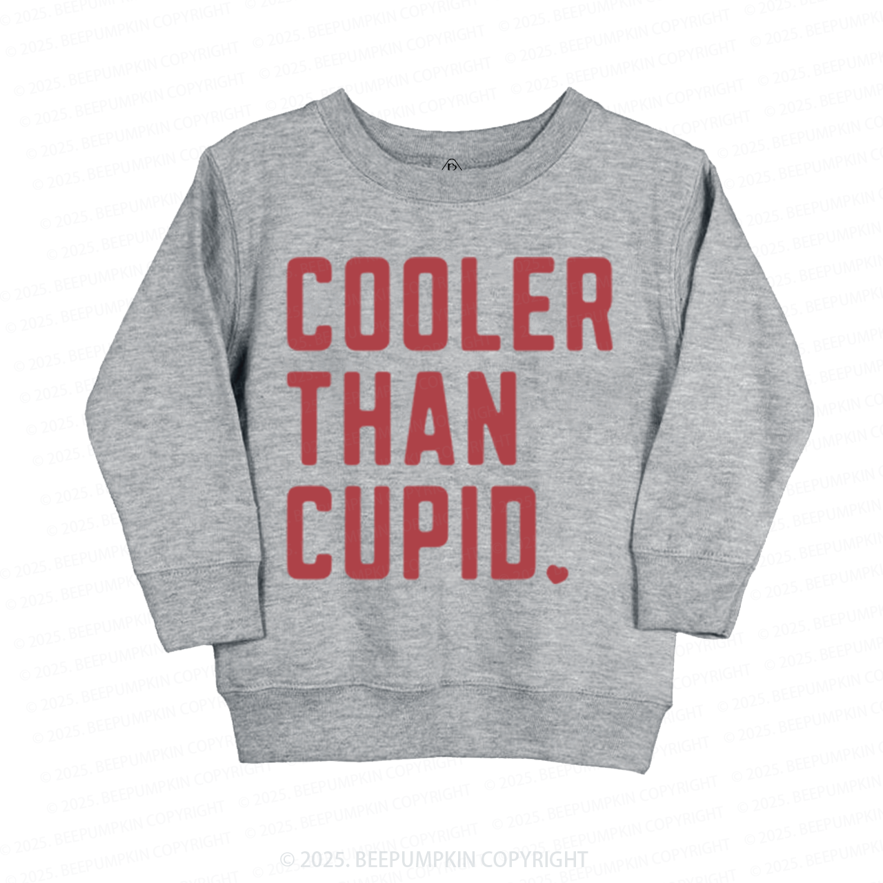 Cooler Than Cupid Valentine's Day Kid's Sweatshirt