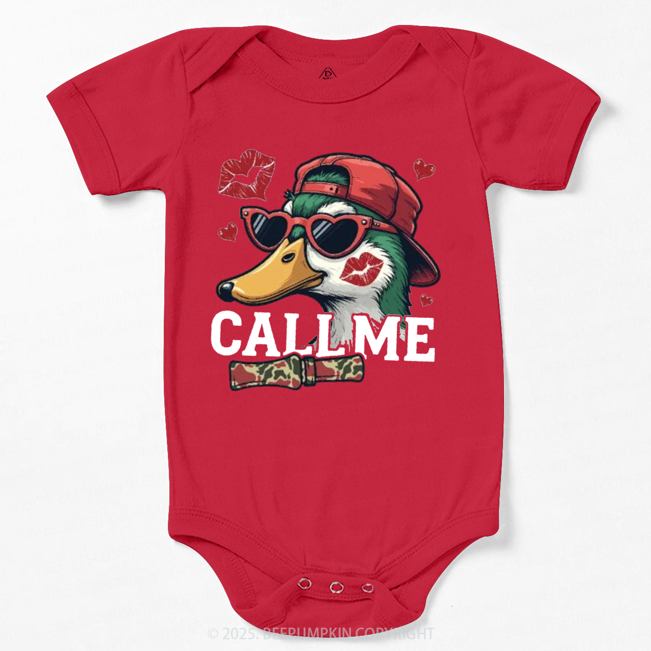 Duck Hunting Valentine's Day Bodysuit Beepumpkin