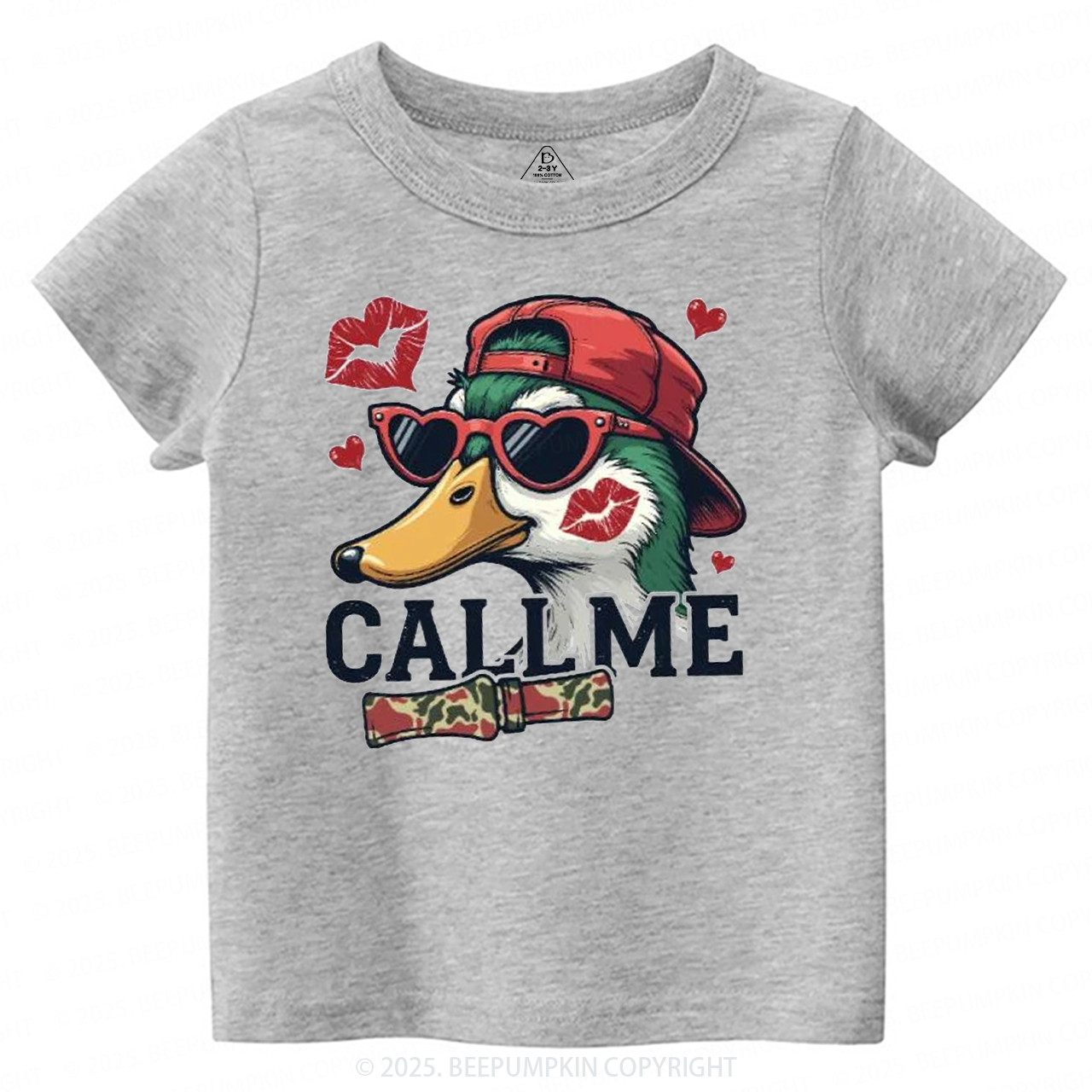 Duck Hunting Valentine's Day Toddler&Kid's Tees Beepumpkin