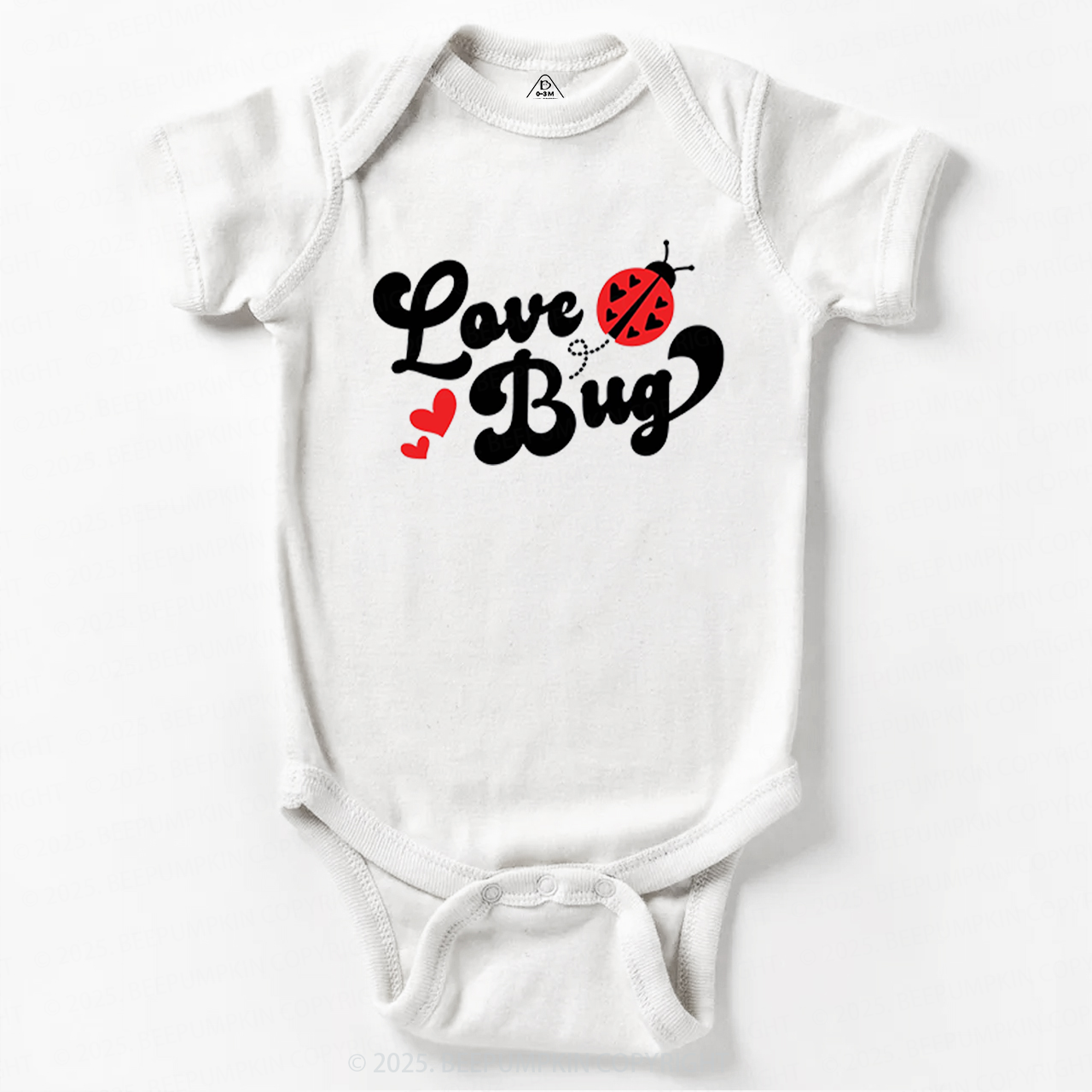 Love Bug Valentine's Day Bodysuit Beepumpkin