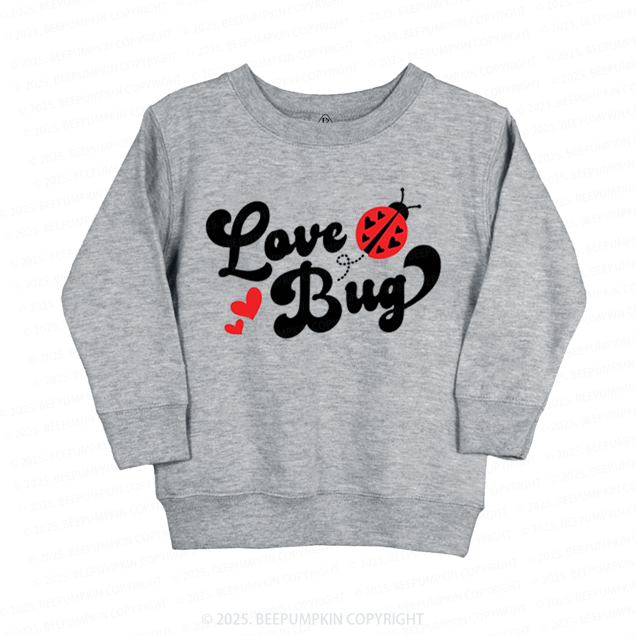 Love Bug Valentine's Day Kid's Sweatshirt