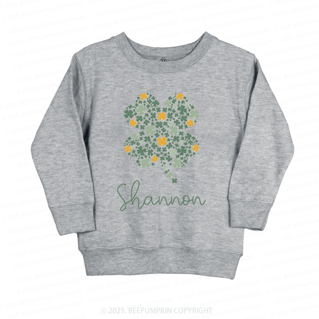 Personalized Name St. Patrick's Day Kid's Sweatshirt
