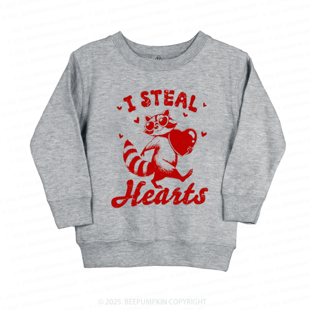 I Steal Hearts Valentine's Day Kid's Sweatshirt