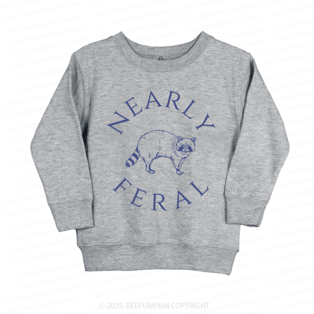 Nearly Feral Kid's Sweatshirt