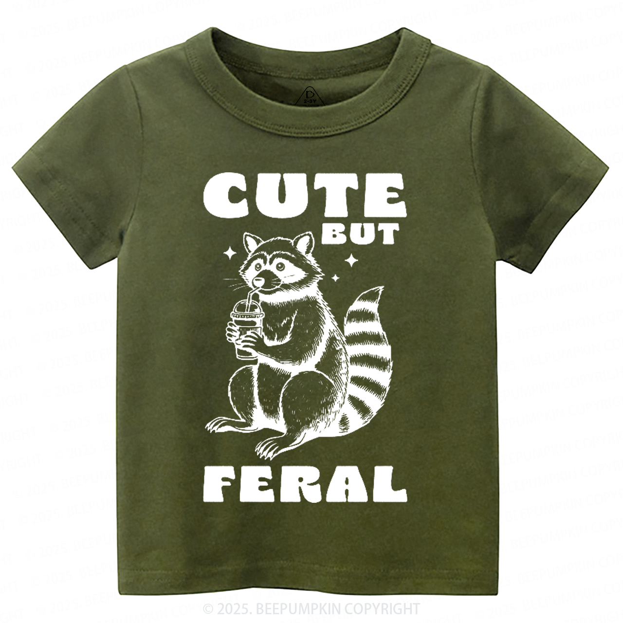 Cute But Feral Toddler&Kid's Tees Beepumpkin