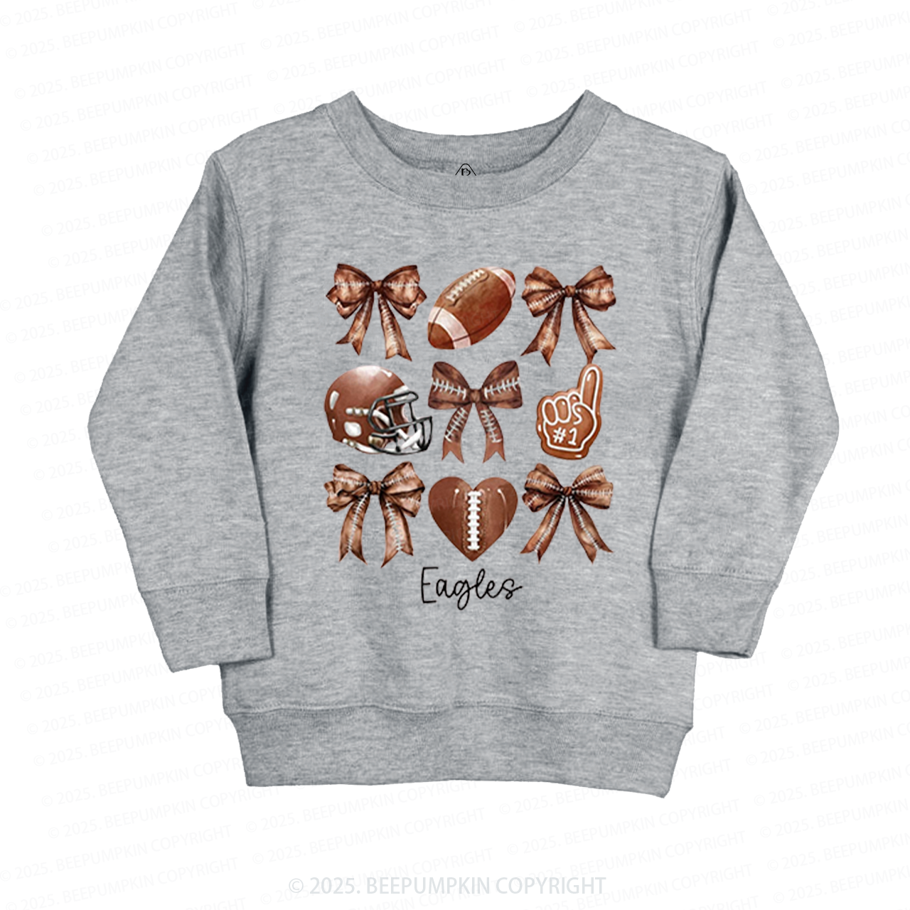 Personalized Kids Name Football Kid's Sweatshirt