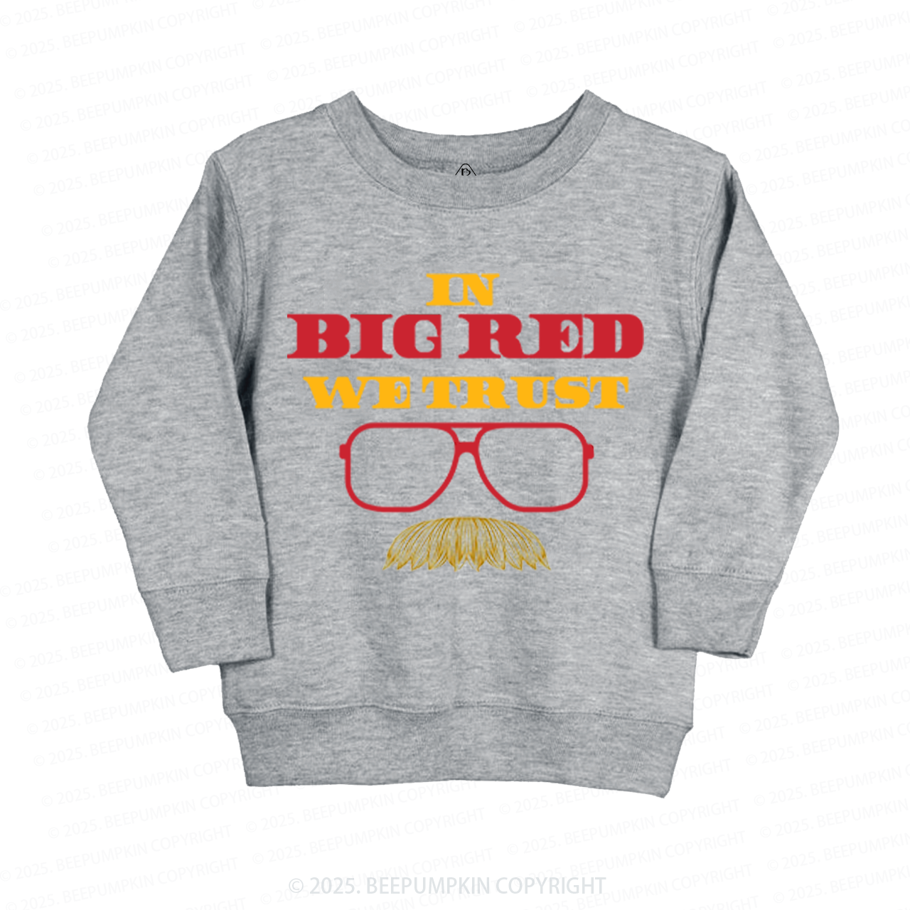In Big Red We Trust Football Kid's Sweatshirt