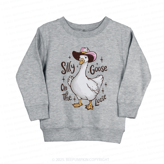 Silly Goose On The Loose Kid's Sweatshirt