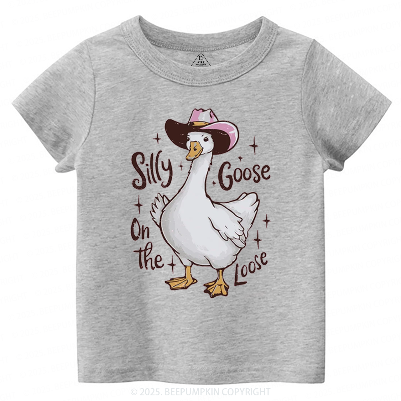Silly Goose On The Loose Toddler&Kid's Tees Beepumpkin