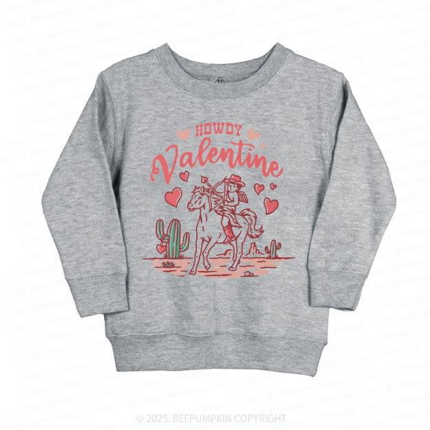 Howdy Valentine Kid's Sweatshirt