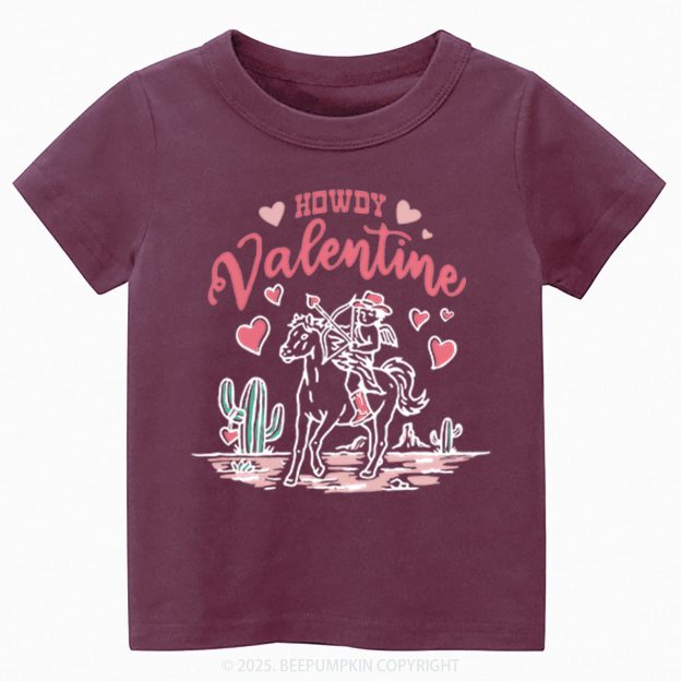 Howdy Valentine Toddler&Kid's Tees Beepumpkin