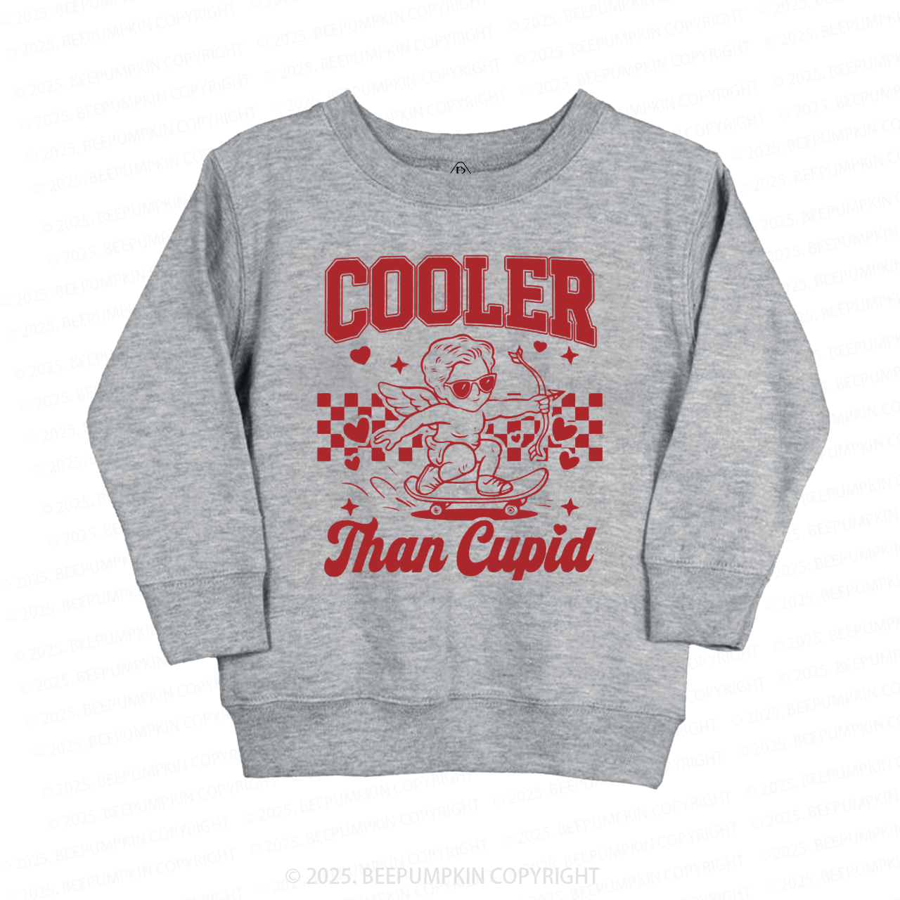 Cooler Than Cupid Kid's Sweatshirt