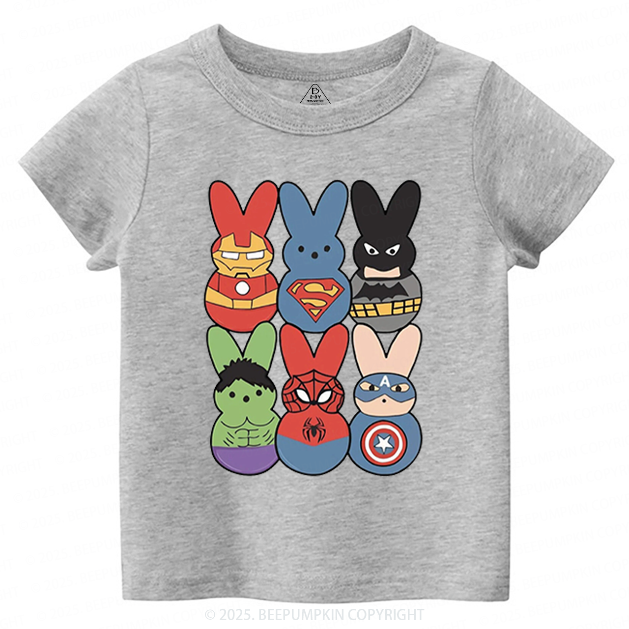 Heroes Easter Day Toddler&Kid's Tees Beepumpkin