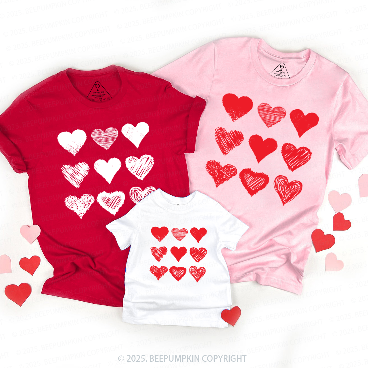 Various Kinds Of Love  Valentine's Day Family Shirt