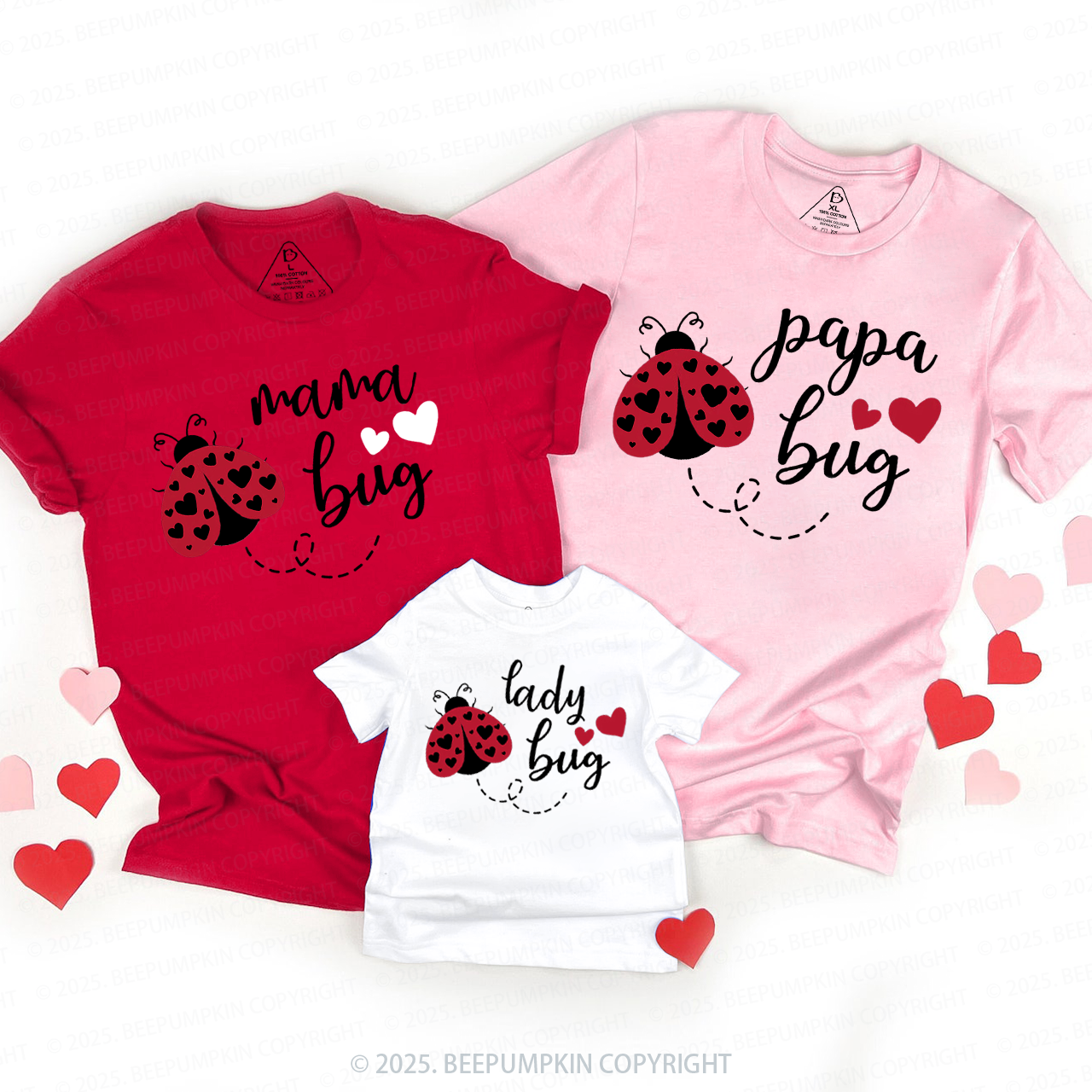 Love Bug Valentine's Day Family Shirt