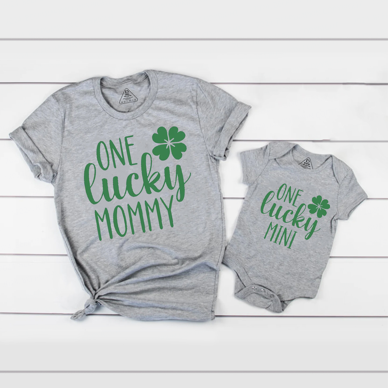 Personalized One Lucky St.Patricks Day Family Matching T-Shirts Beepumpkin 2