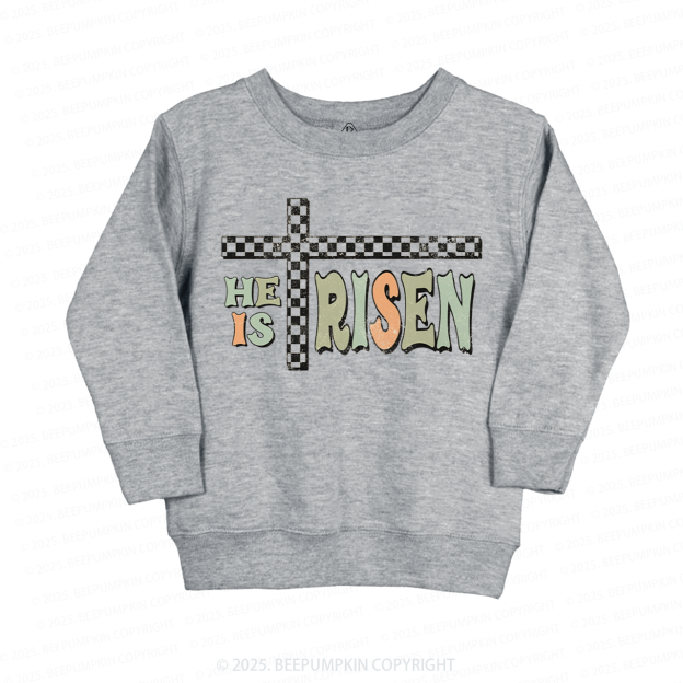 He Is Risen Easter Kid's Sweatshirt