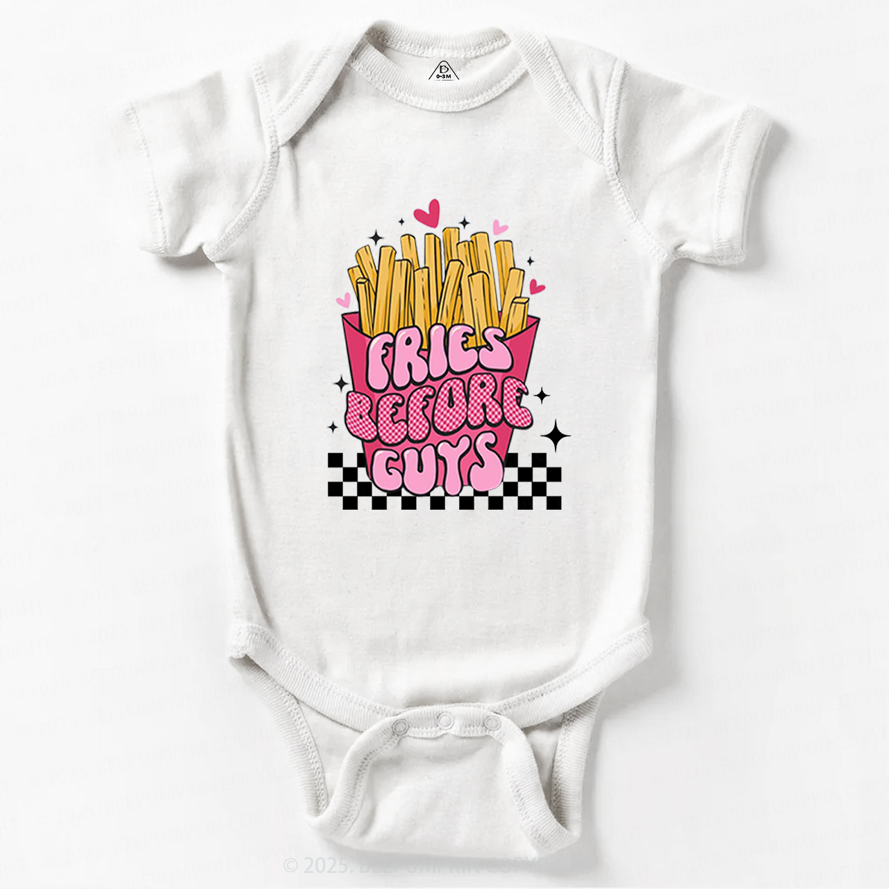 Fries Before Guys Bodysuit Beepumpkin