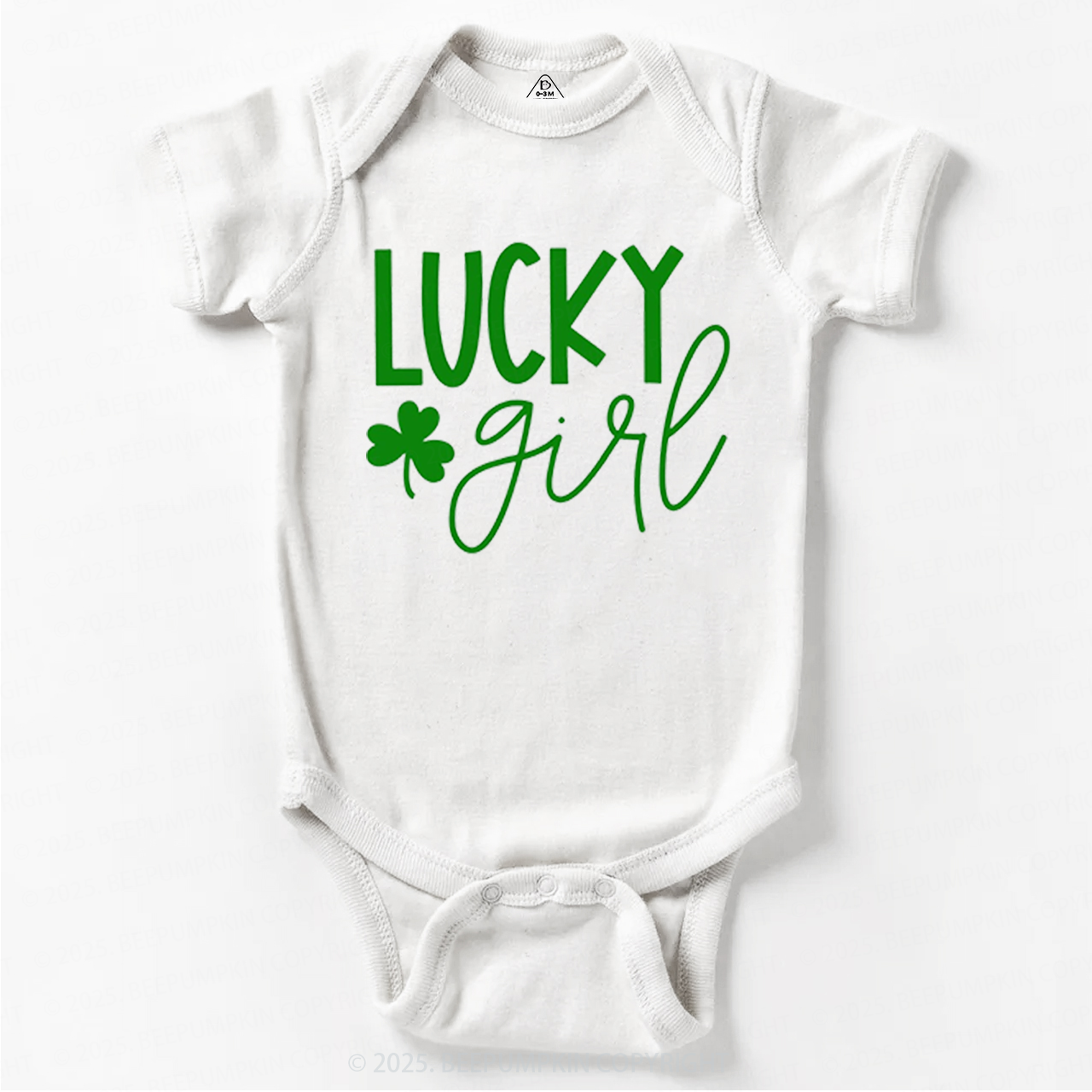Personalized Lucky Boy And Girl St.Patricks Day Bodysuit Beepumpkin