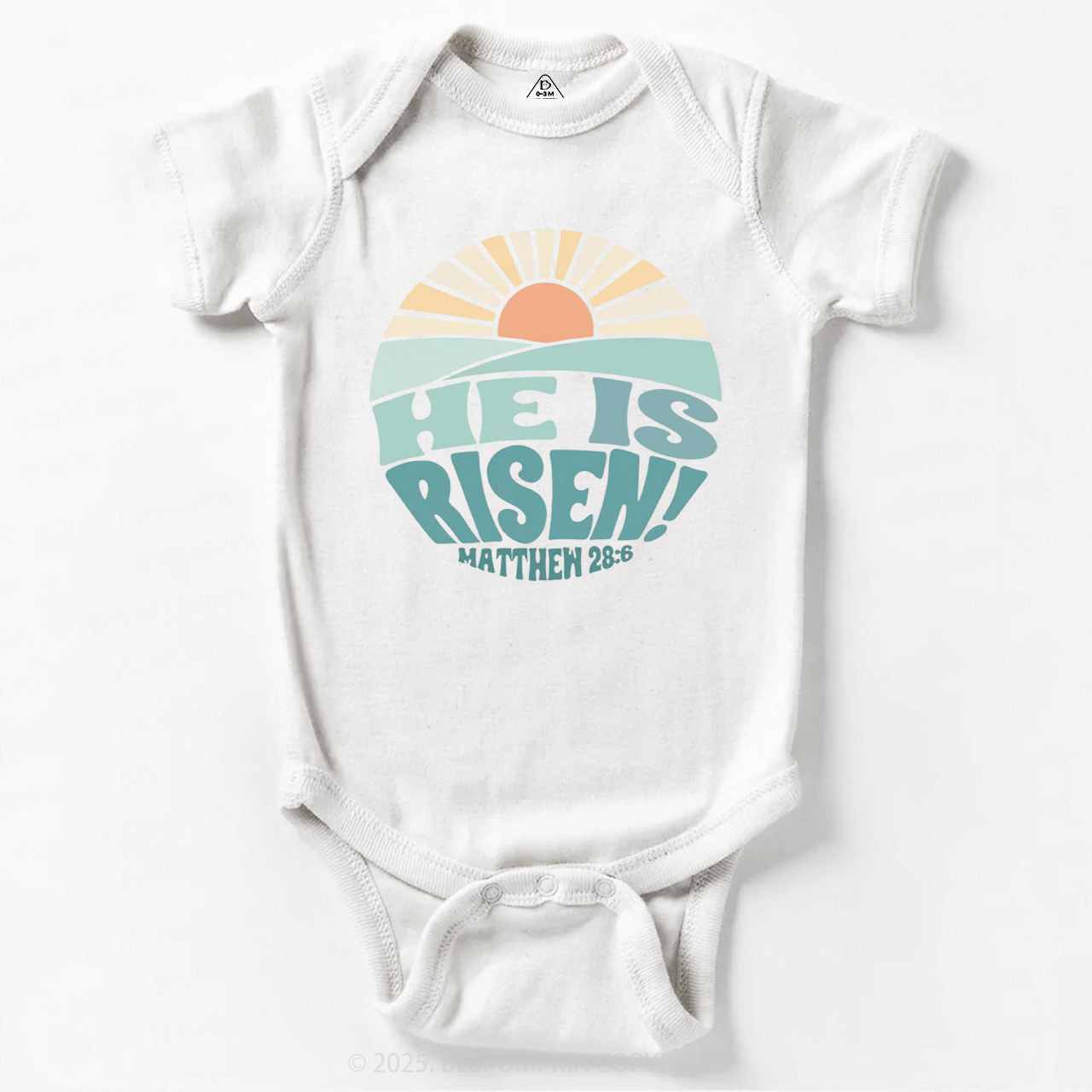 He is Risen Bodysuit Beepumpkin