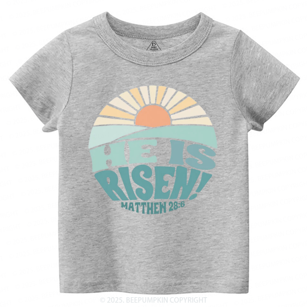 He is Risen Toddler&Kid's Tees Beepumpkin