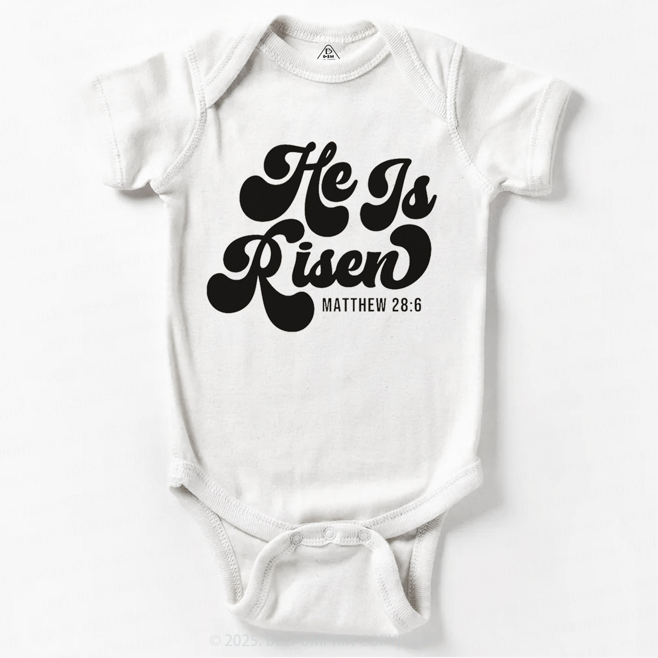 He Is Risen Bodysuit Beepumpkin 3