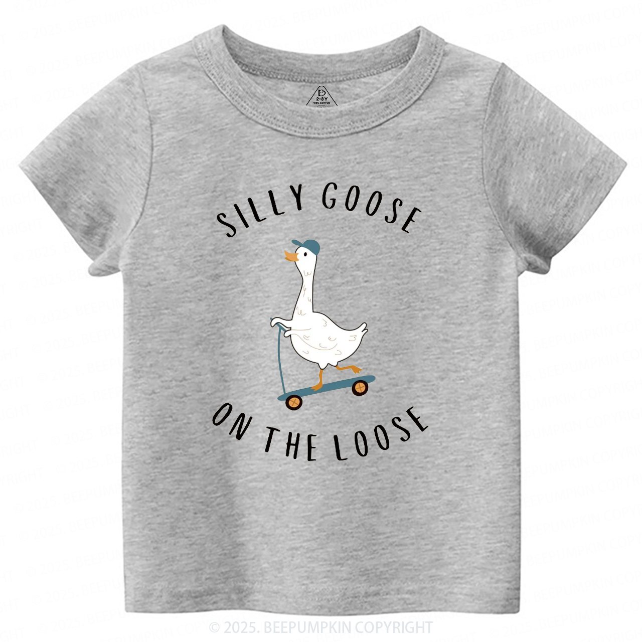 Silly Goose On The Loose Toddler&Kid's Tees Beepumpkin 3