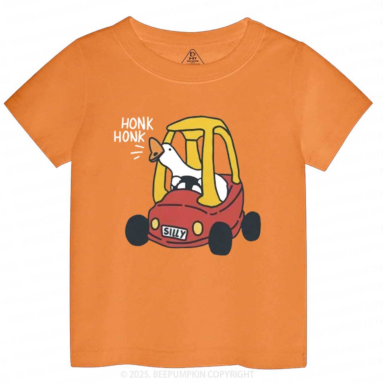 Silly Goose Red Car Toddler&Kid's Tees Beepumpkin