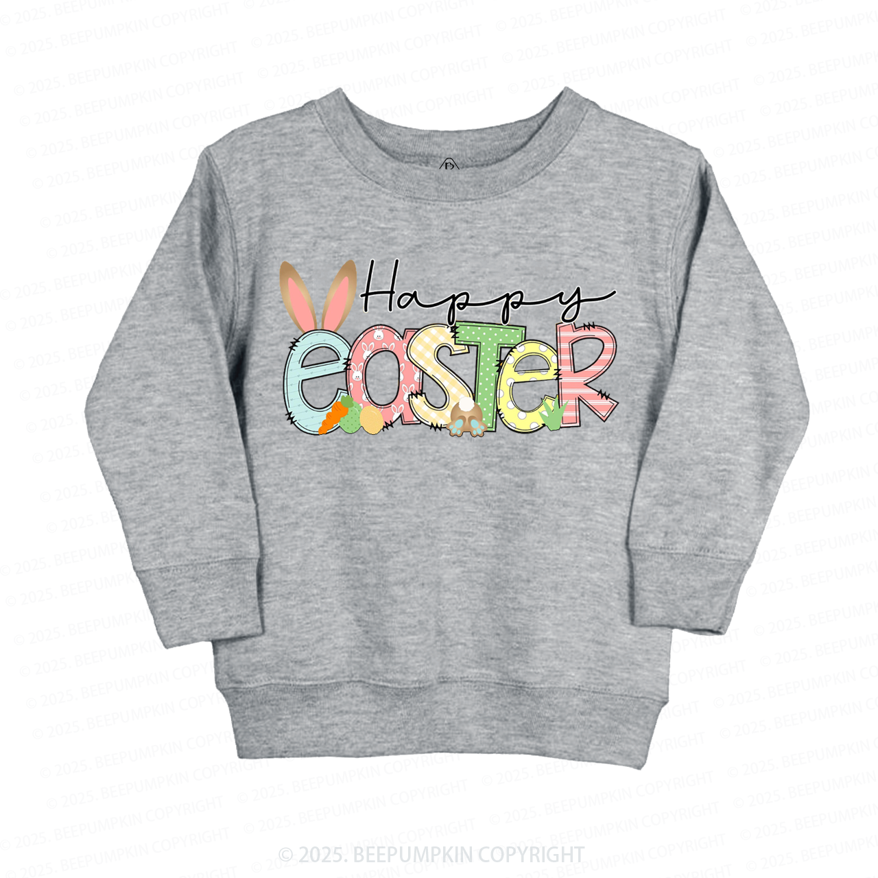 Personalized Name Happy Easter  Kid's Sweatshirt