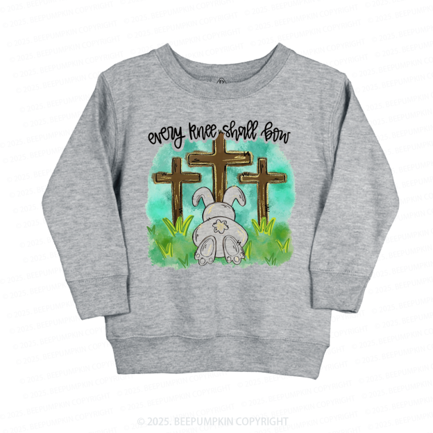 Every Knee Shall Bow Kid's Sweatshirt