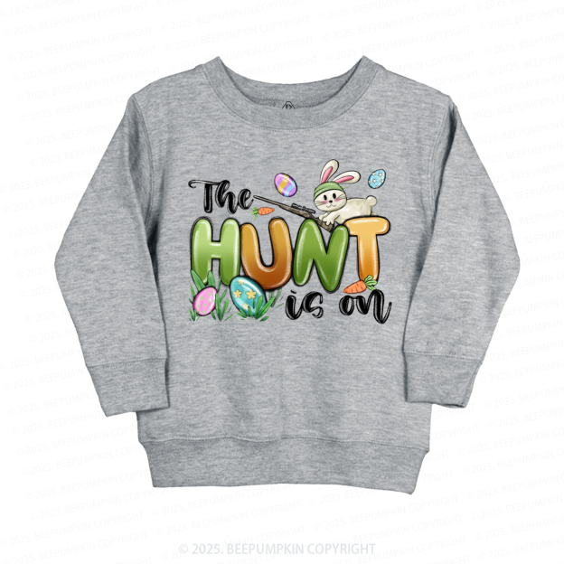 The Hunt Is On Easter Kid's Sweatshirt