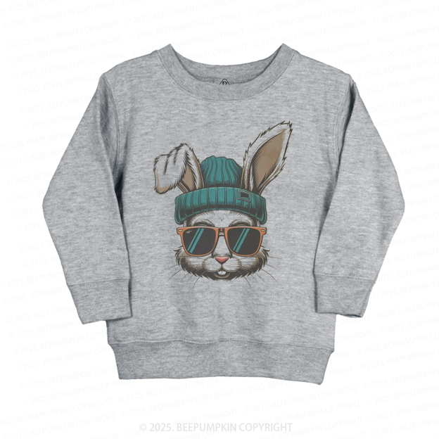 Hipster Bunny Kid's Sweatshirt