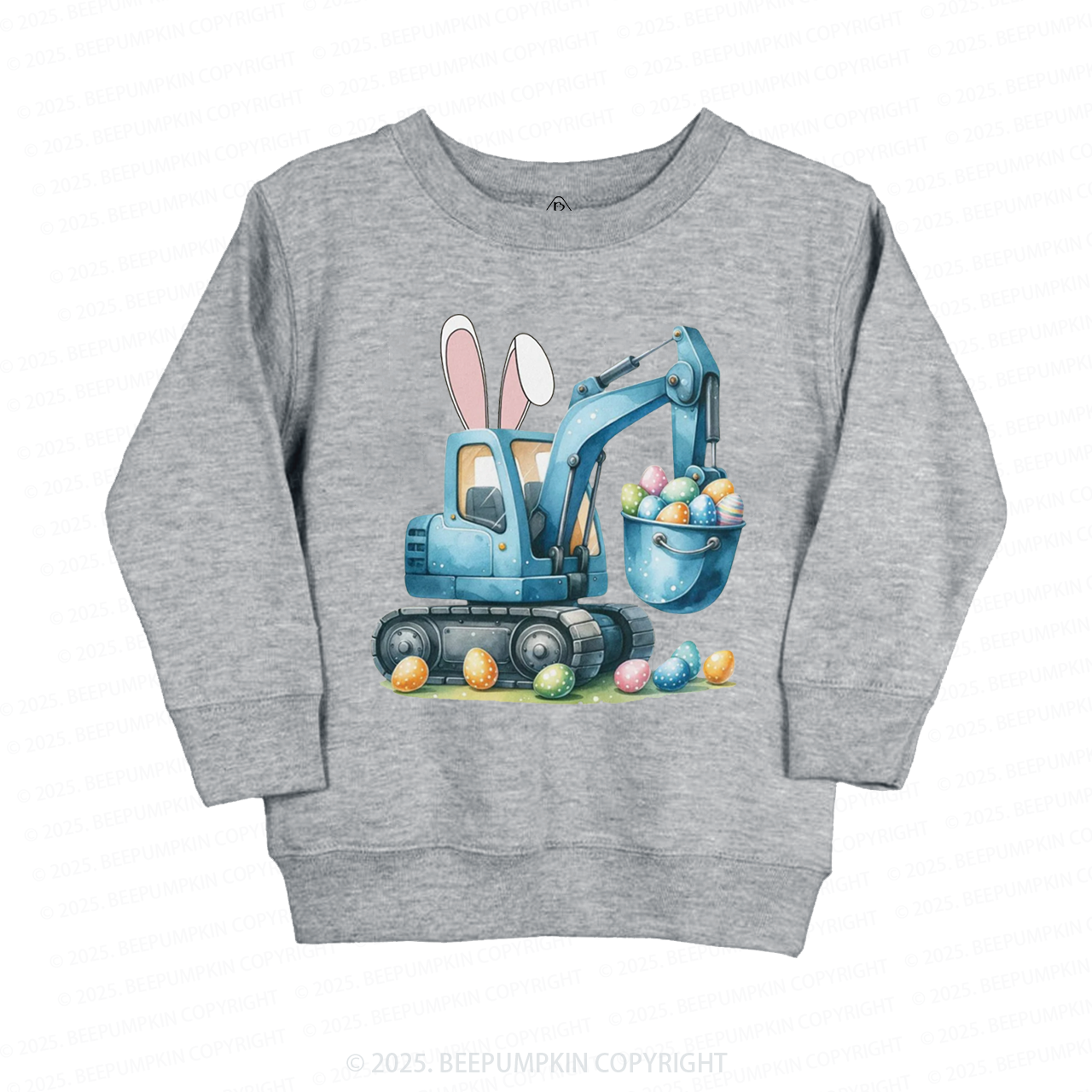 Eggs-Cavator Trucks Kid's Sweatshirt