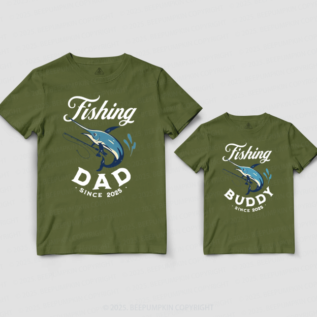 Personalized Fishing Dad&Me Matching Shirts