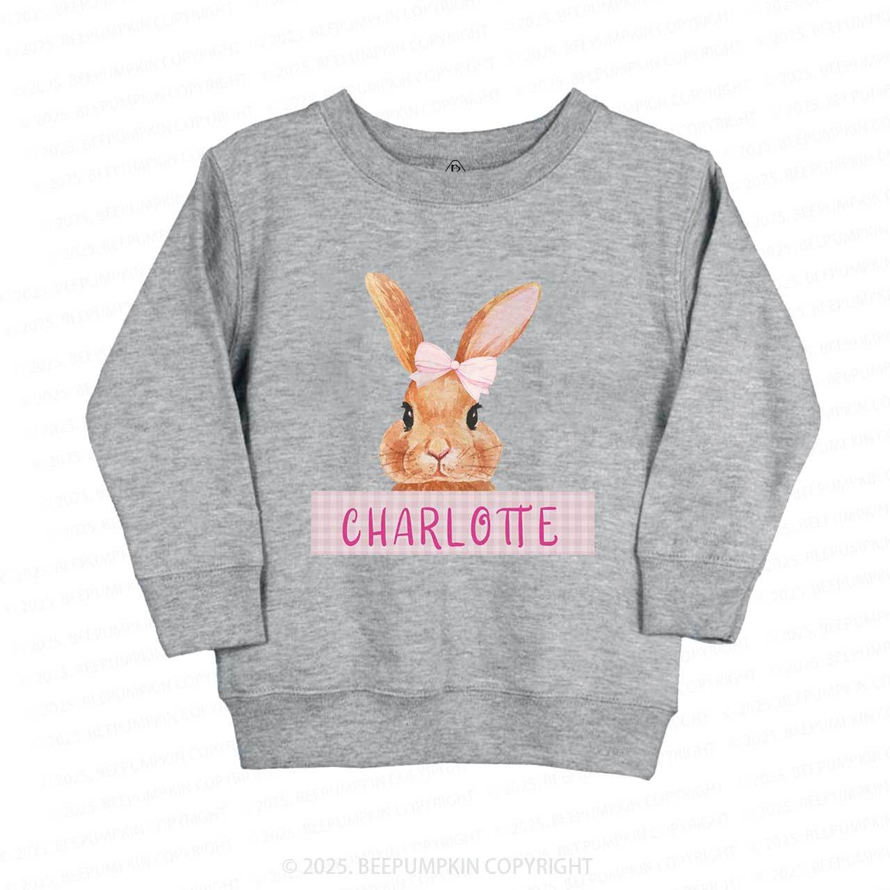 Personalized Girls Easter Bunny Sweatshirt