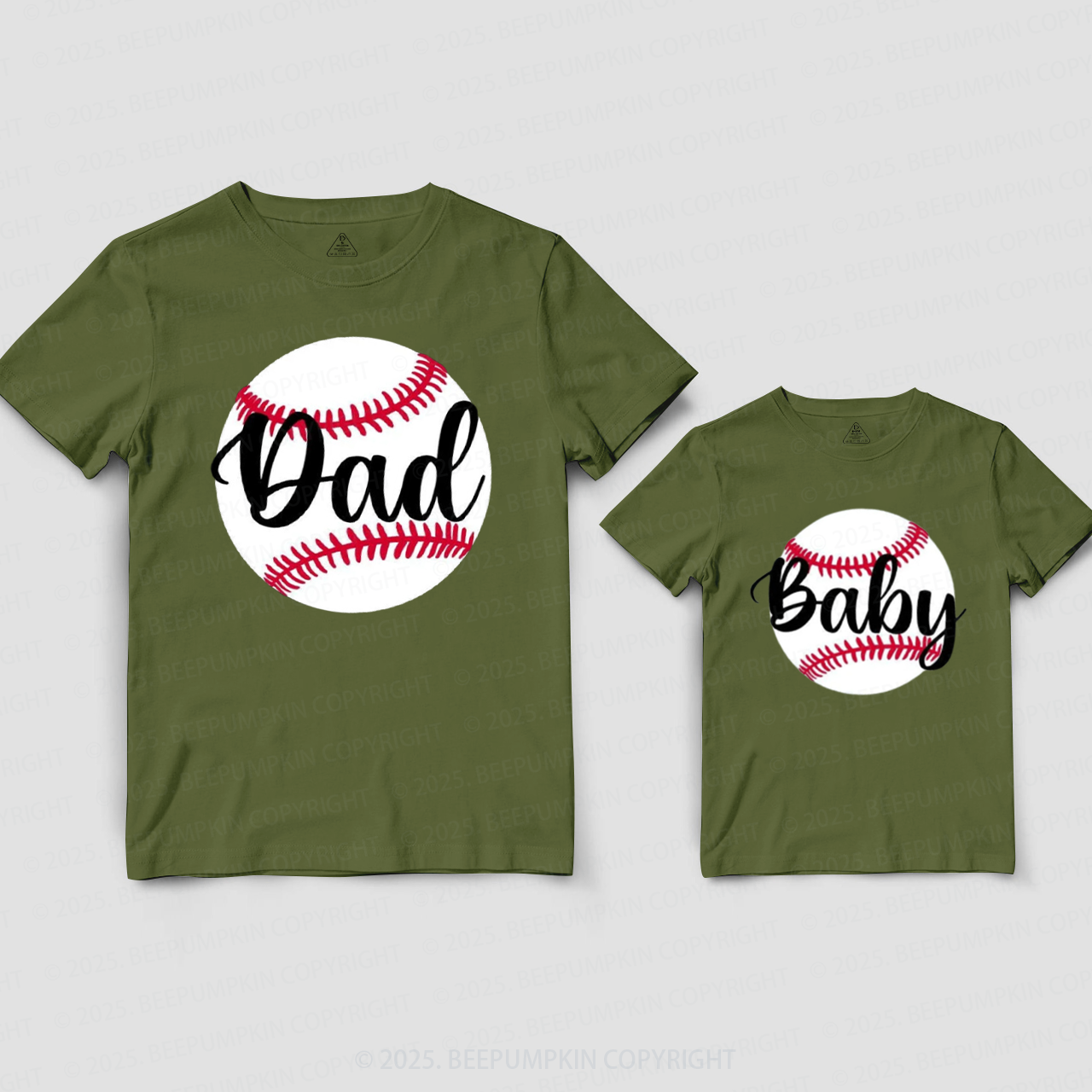 Baseball Dad&Me Matching Shirts