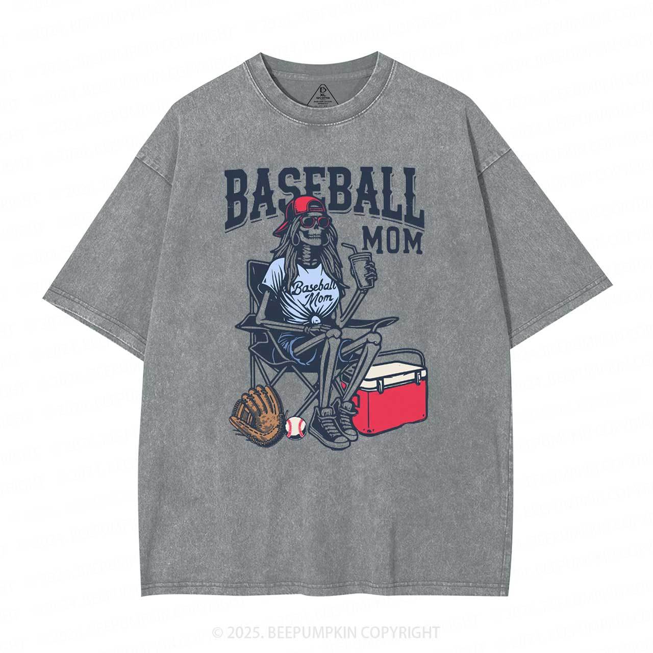 Baseball Mom Washed T-Shirts