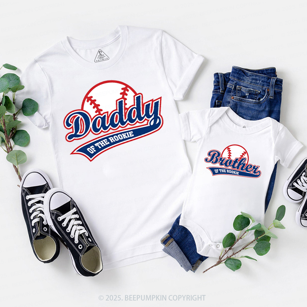 Rookie Of The Year Family Matching Tees Beepumpkin