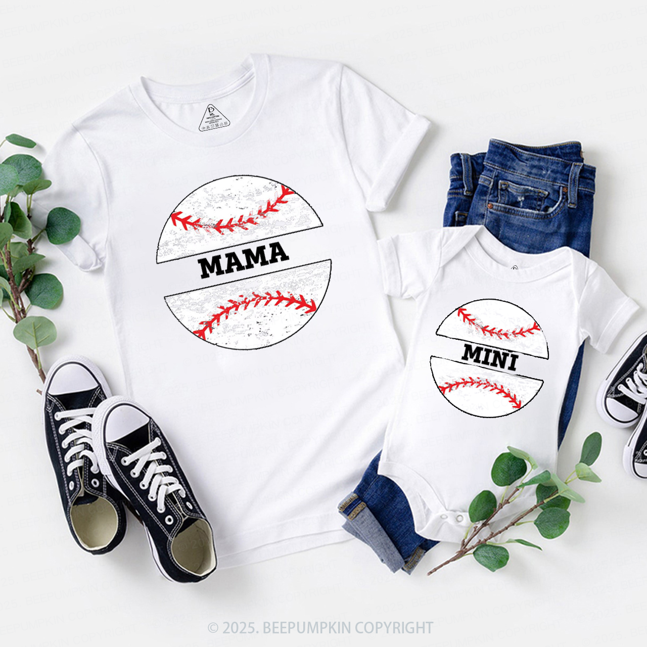 Personalized Baseball Family Name Matching Tees Beepumpkin