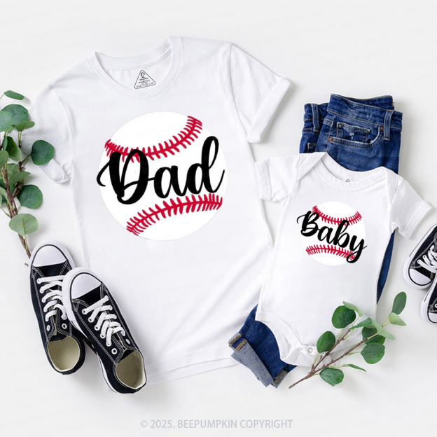Personalized Baseball Family Matching Tees Beepumpkin
