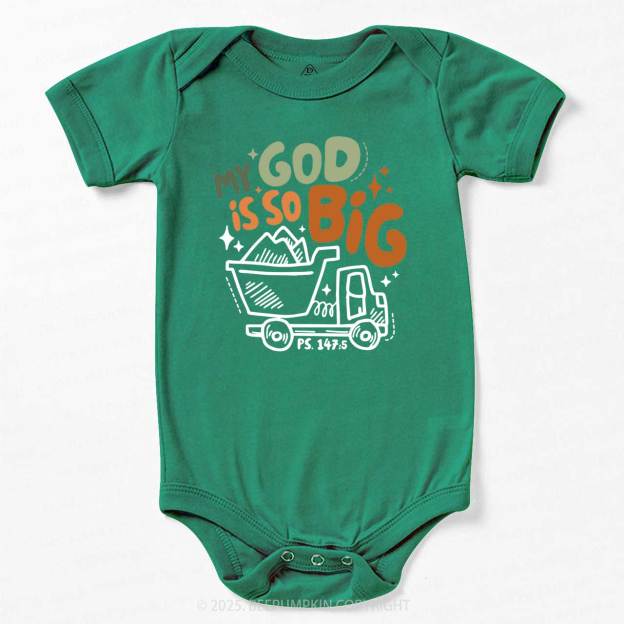My God Is So Big Bodysuit Beepumpkin