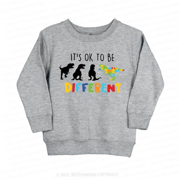 It's Ok To Be Different Kid's Sweatshirt