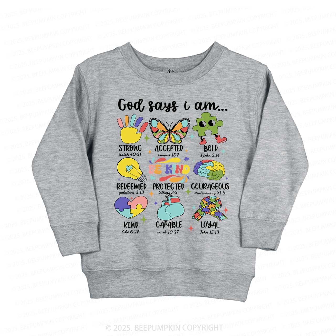 God Says I Am Kid's Sweatshirt