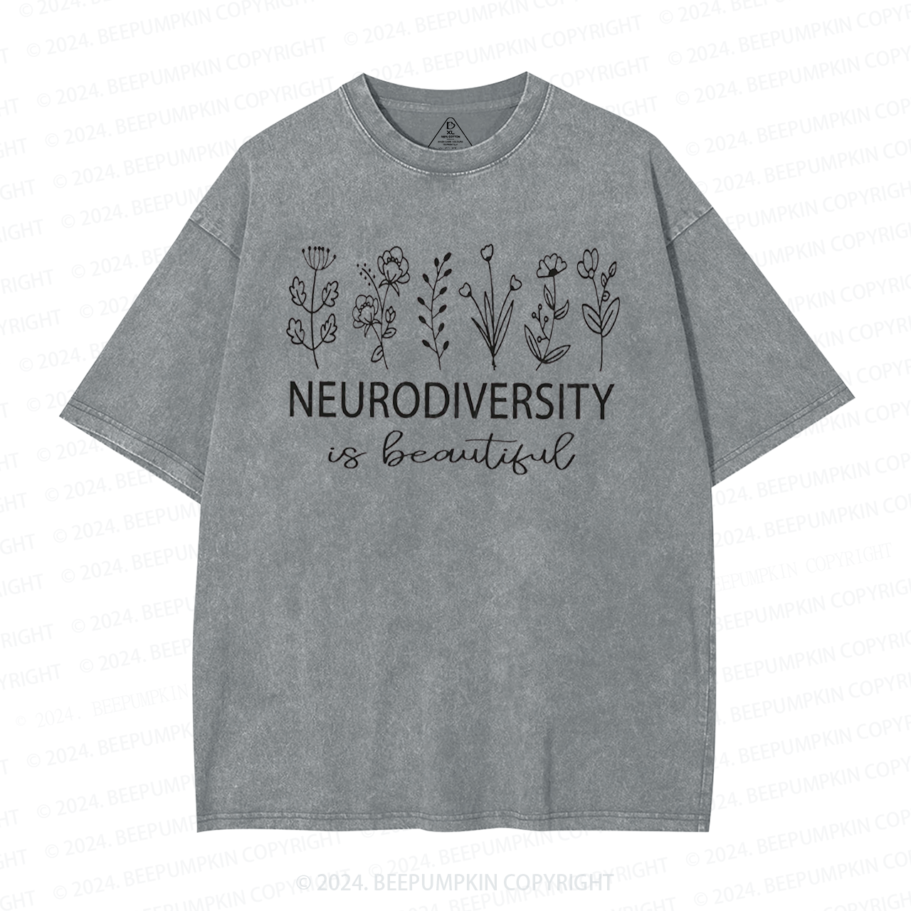 Neurodiversity Mama Washed T-Shirts