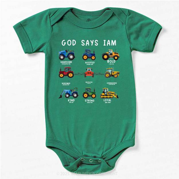 Good Says I am Bodysuit Beepumpkin